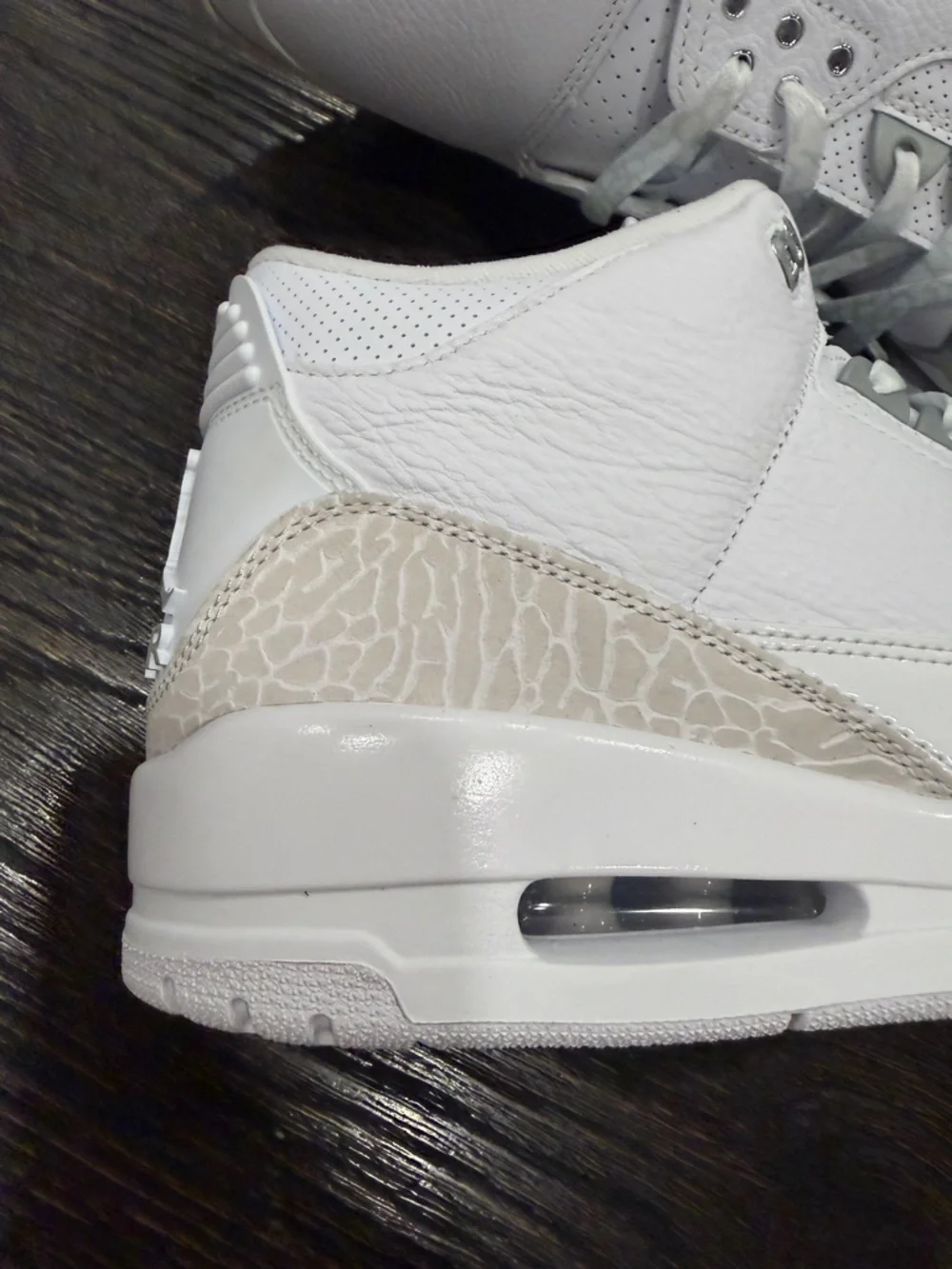 Air Jordan 3 Retro Pure Money 2025 White Silver Men's Size 13 like new